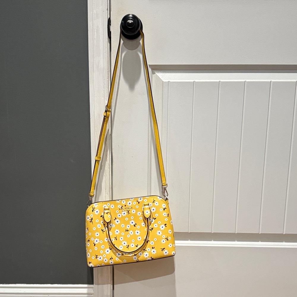Kate Spade Yellow Floral Crossbody Bag